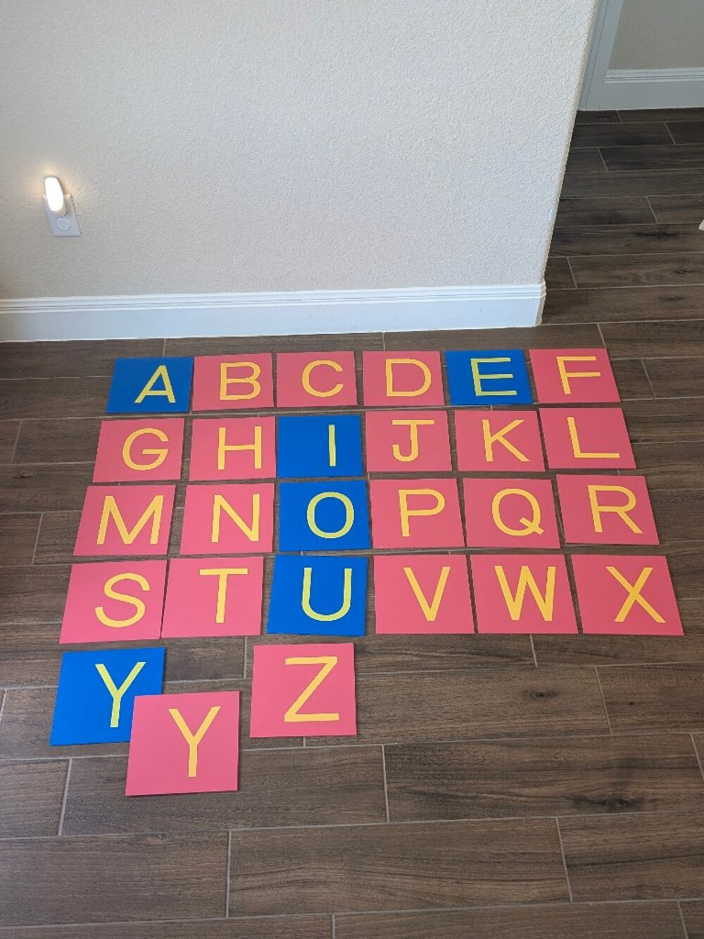 Montessori Capital Sandpaper Letters